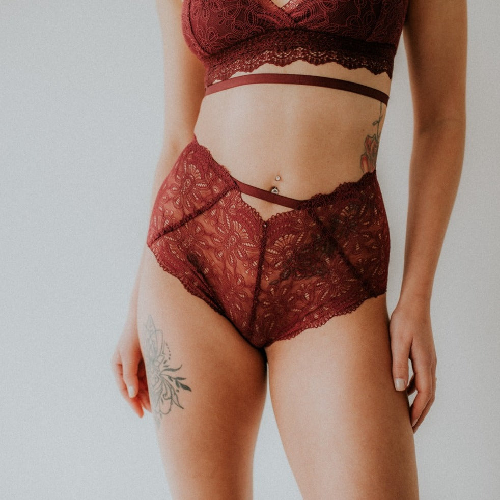 Panties Aurelia - bordeaux
