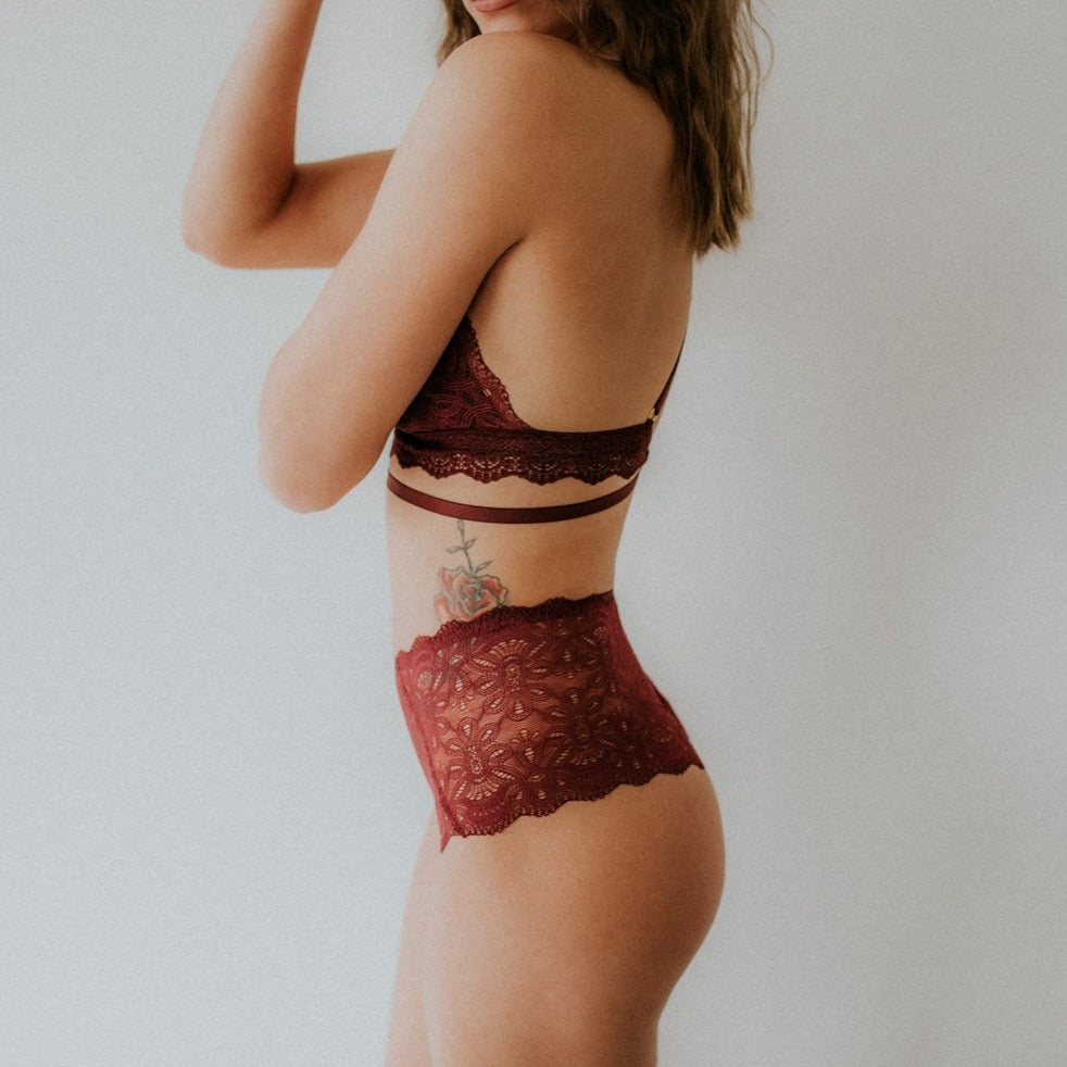 Panties Aurelia - bordeaux