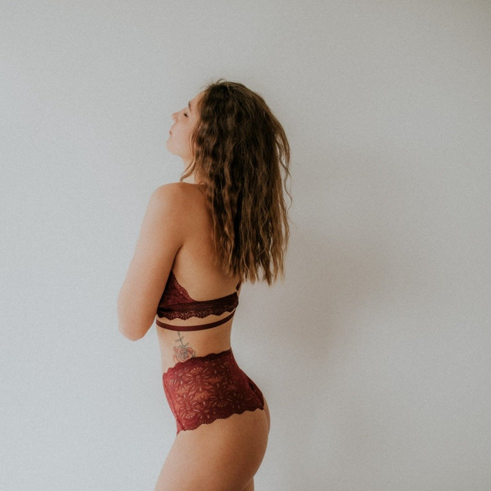 Panties Aurelia - bordeaux