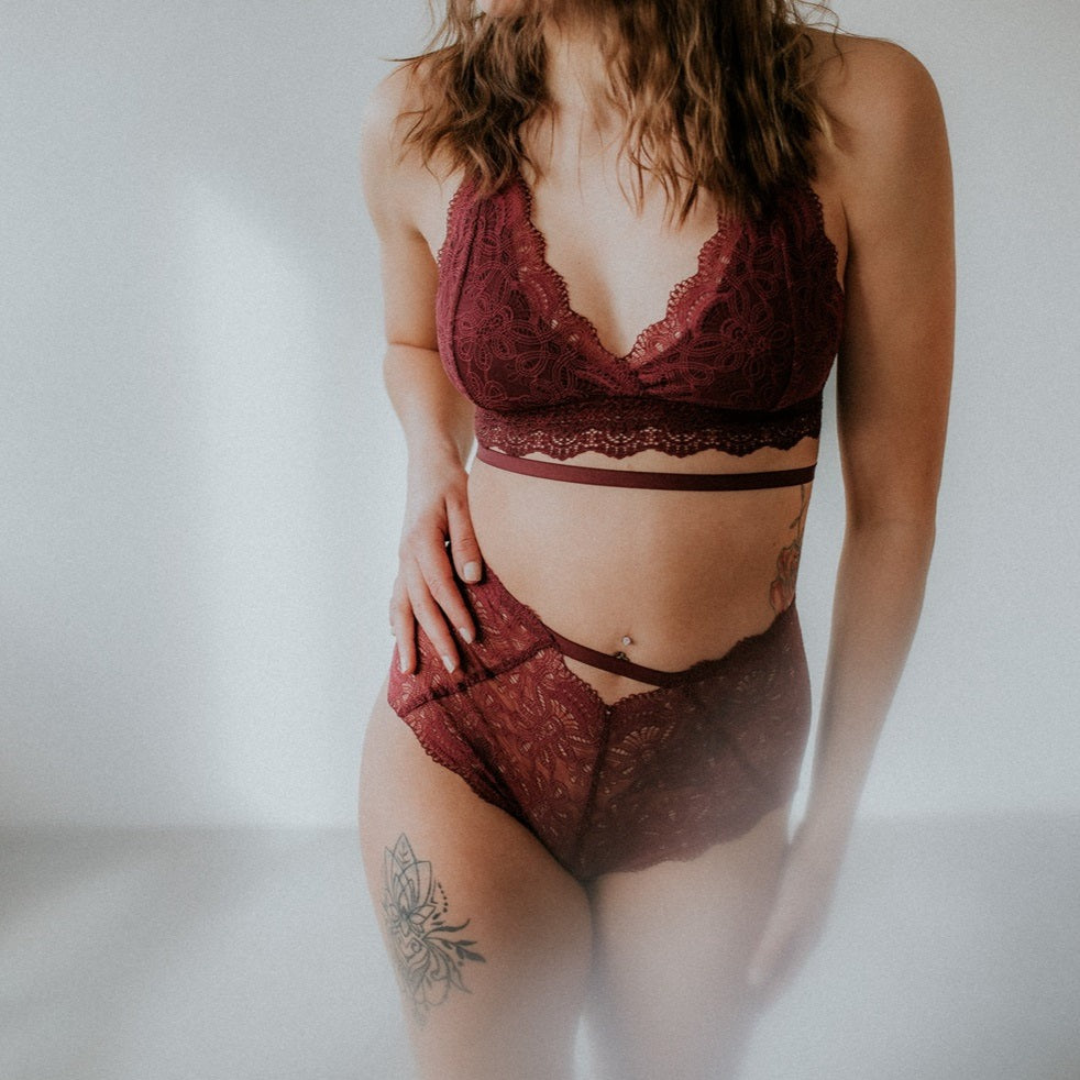 Panties Aurelia - bordeaux