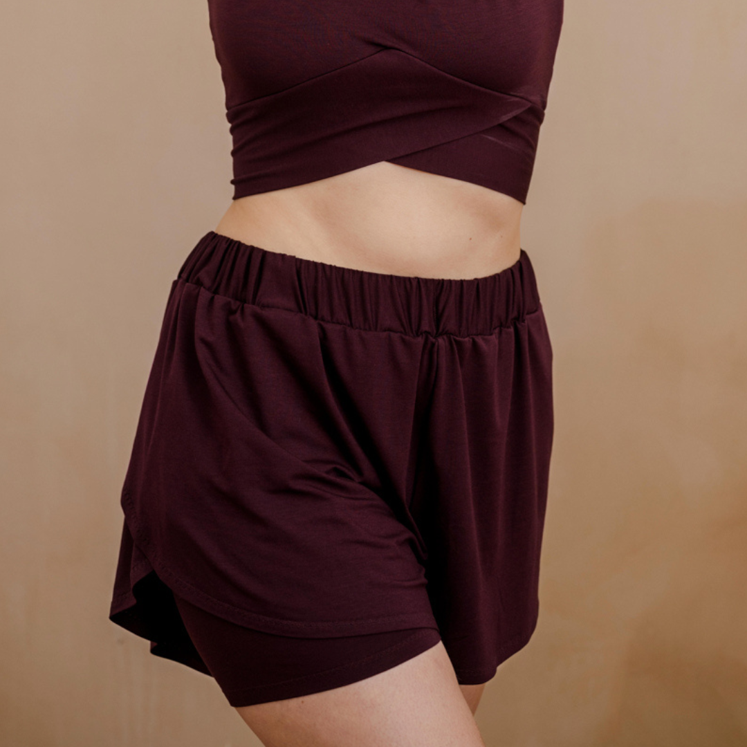 Alice sports trousers - aubergine
