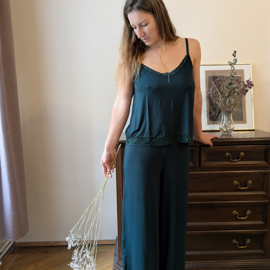 Svenja emerald pajamas