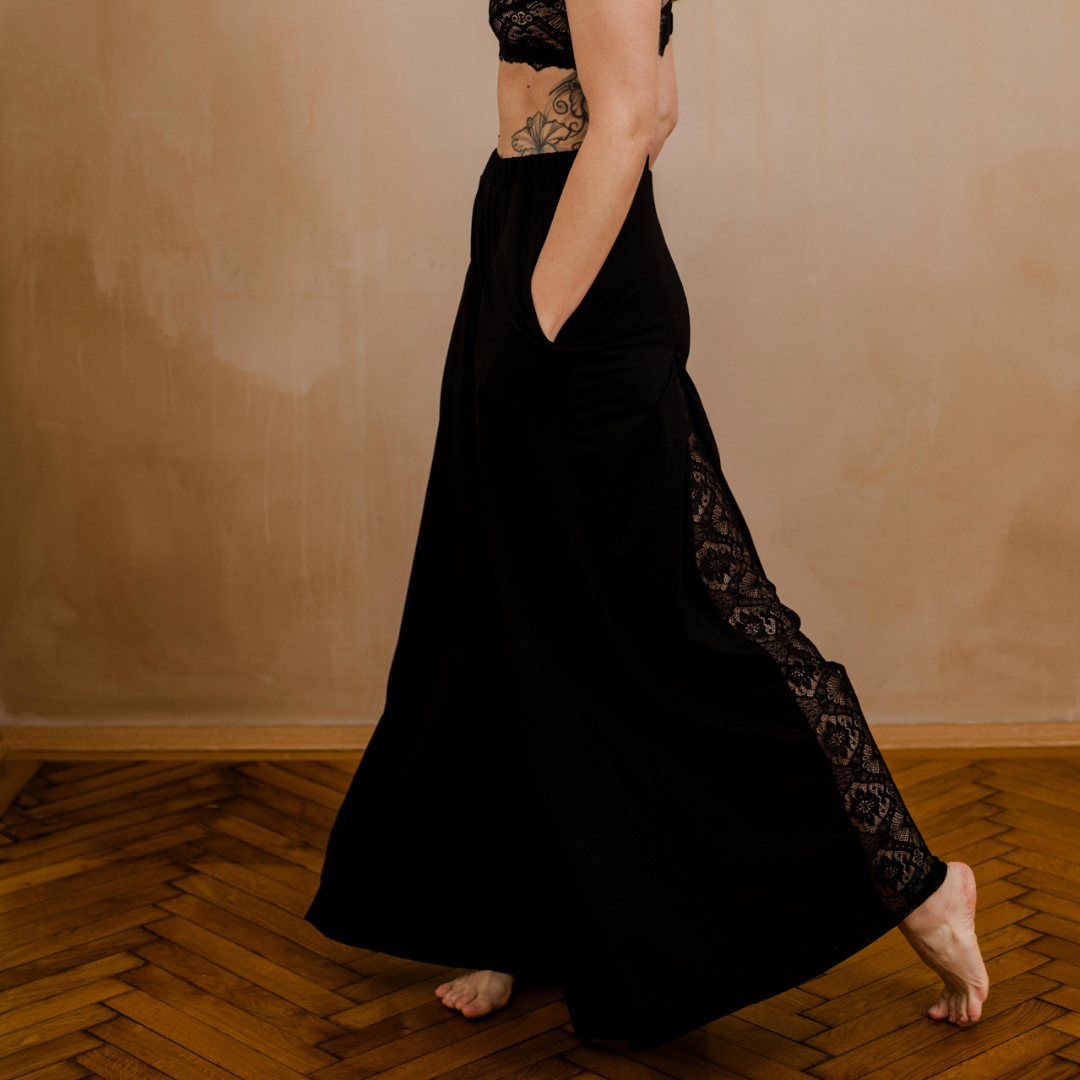 Seraphina sleep pants - onyx