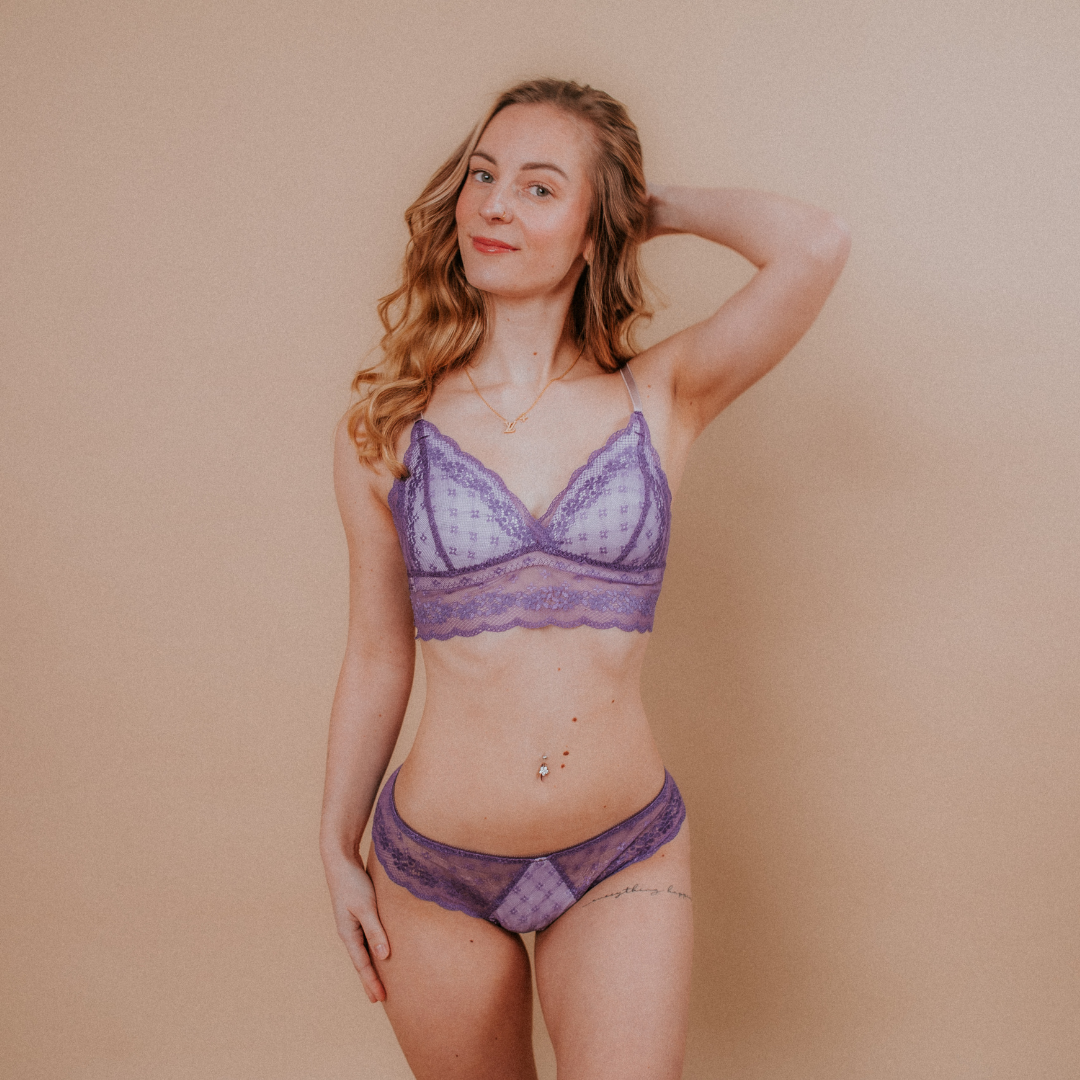 Bralette Mathilda - Veilchen