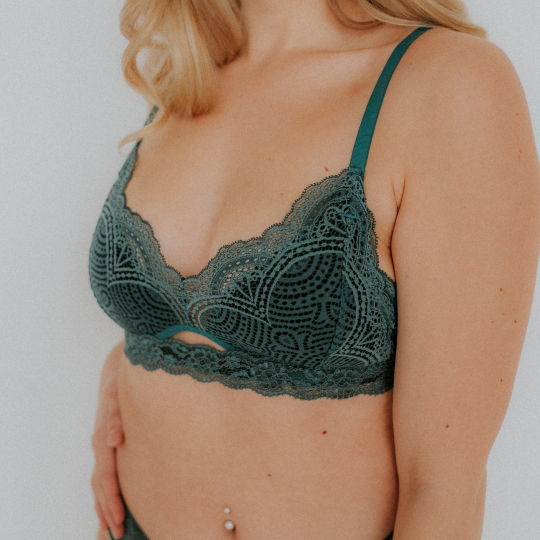 Bralette Fiona - Zypresse