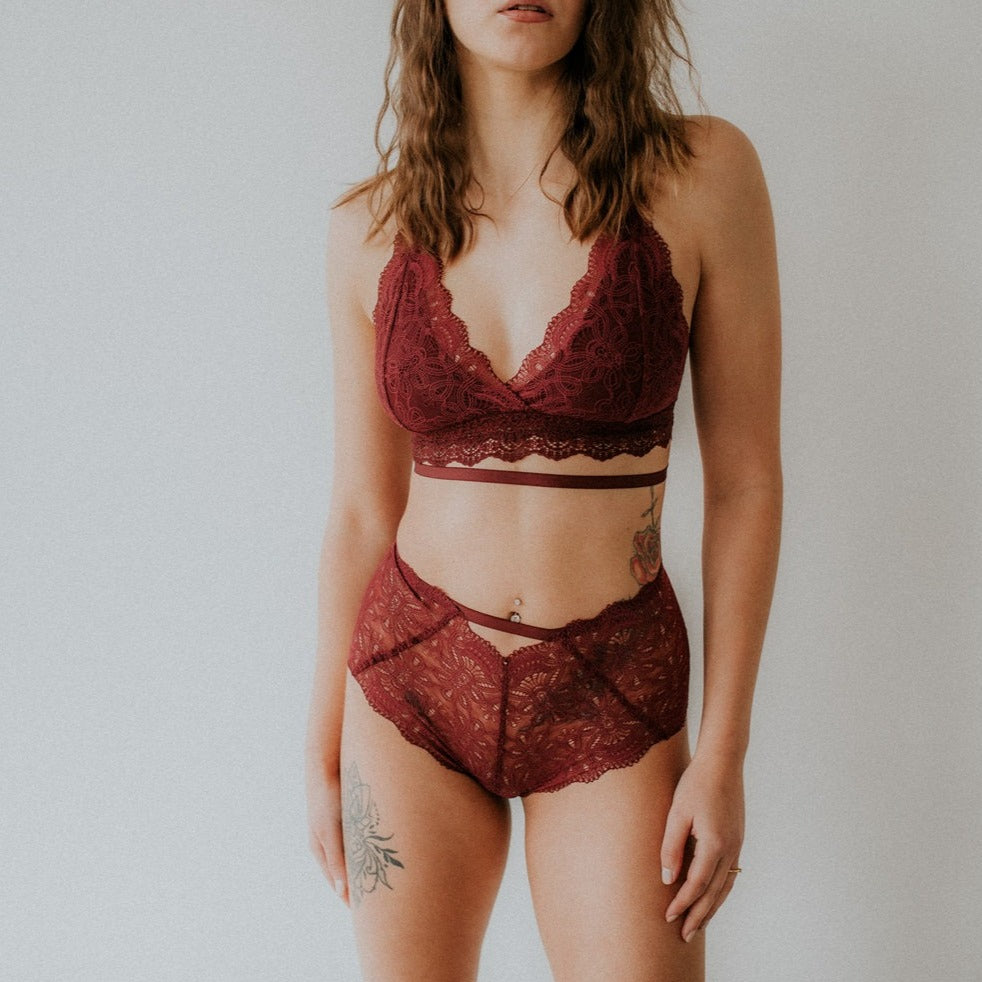 Panties Aurelia - bordeaux