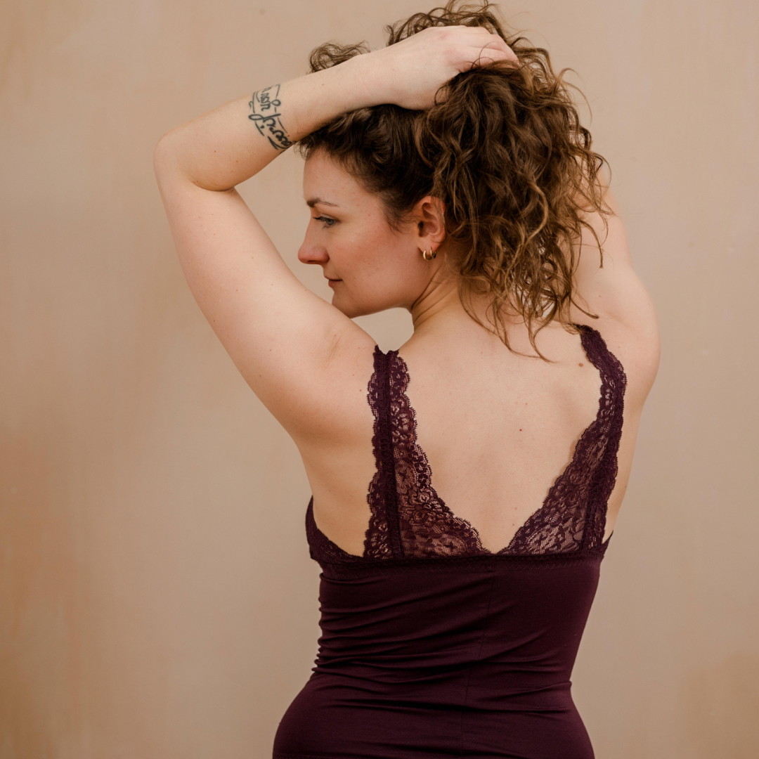 Fenja undershirt - aubergine