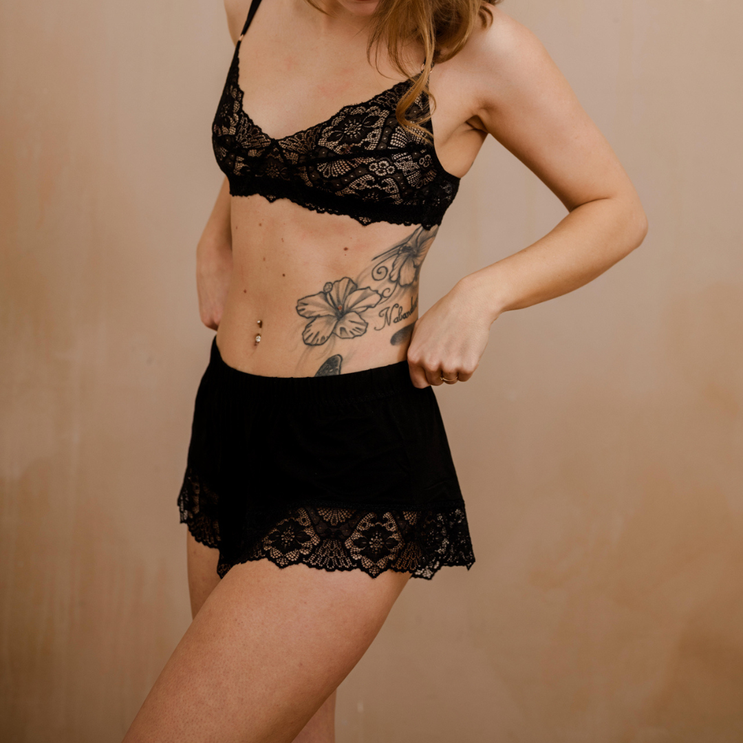 Sleep shorts Rieke black