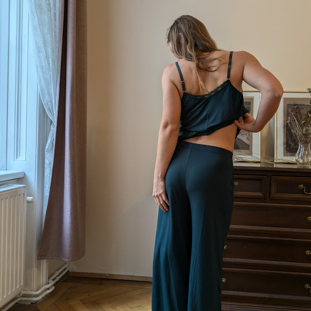 Schlafshirt Ronja smaragd