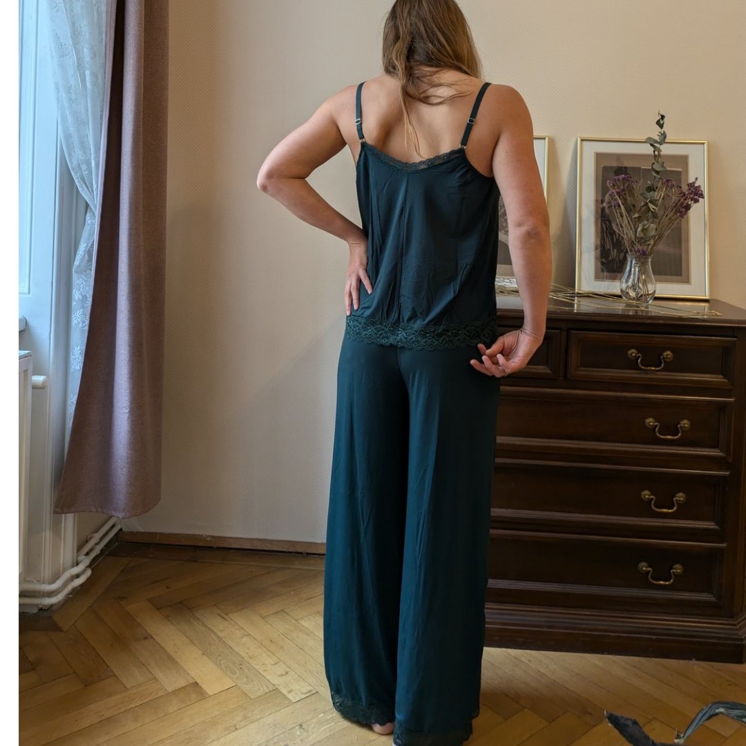 Schlafshirt Ronja smaragd